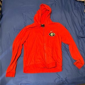 Nike Boys UGA Bright Red Hoodie size S (8)